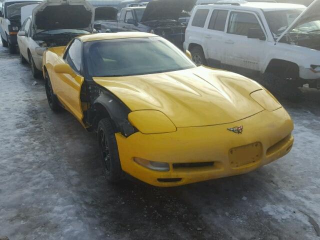 1G1YY12S945127394 - 2004 CHEVROLET CORVETTE Z YELLOW photo 1