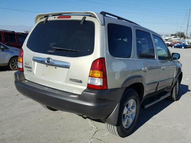 4F2YZ04183KM10694 - 2003 MAZDA TRIBUTE LX WHITE photo 4