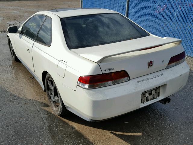 JHMBB624XXC007289 - 1999 HONDA PRELUDE WHITE photo 3