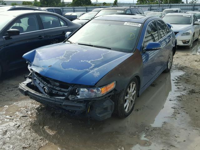 JH4CL96886C000565 - 2006 ACURA TSX BLUE photo 2