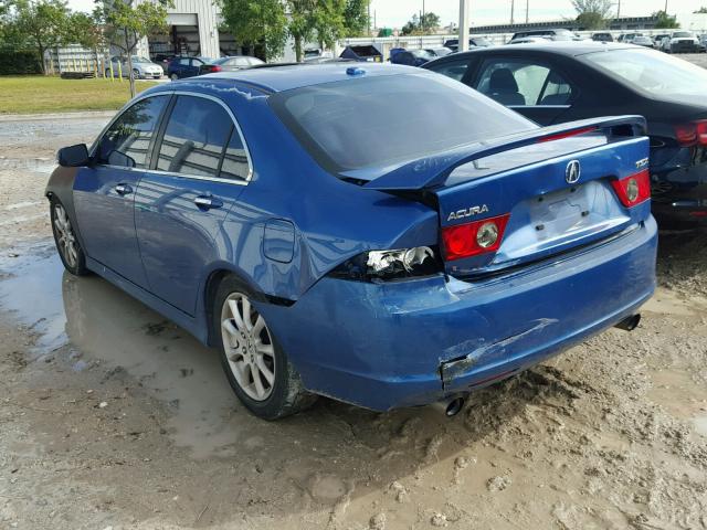 JH4CL96886C000565 - 2006 ACURA TSX BLUE photo 3