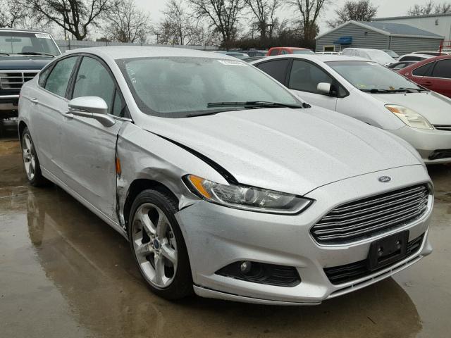 3FA6P0H76ER170657 - 2014 FORD FUSION SE SILVER photo 1