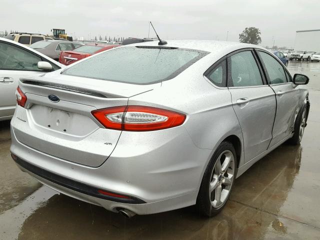 3FA6P0H76ER170657 - 2014 FORD FUSION SE SILVER photo 4