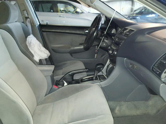 1HGCM56787A209043 - 2007 HONDA ACCORD EX BLUE photo 5