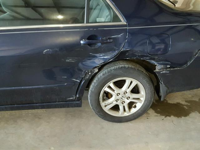 1HGCM56787A209043 - 2007 HONDA ACCORD EX BLUE photo 9