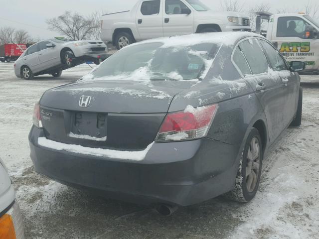 1HGCP26819A054630 - 2009 HONDA ACCORD EXL GRAY photo 4