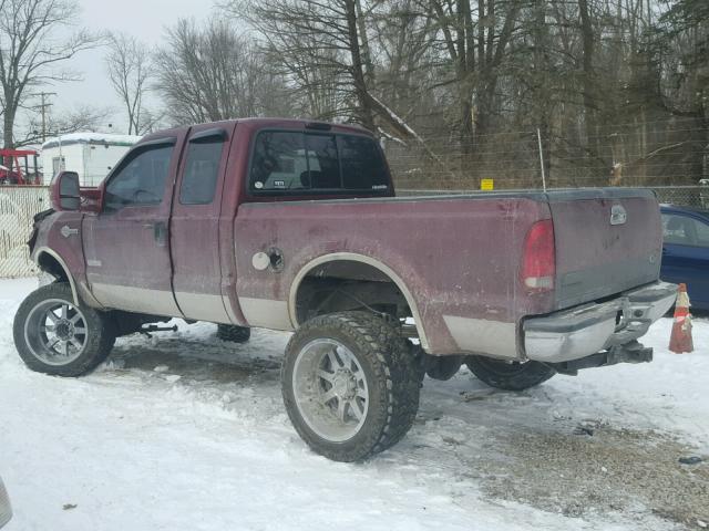 1FTSX21P45EA70056 - 2005 FORD F250 SUPER TWO TONE photo 3