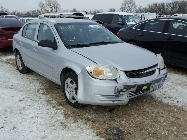 1G1AK52F557500594 - 2005 CHEVROLET COBALT SILVER photo 1