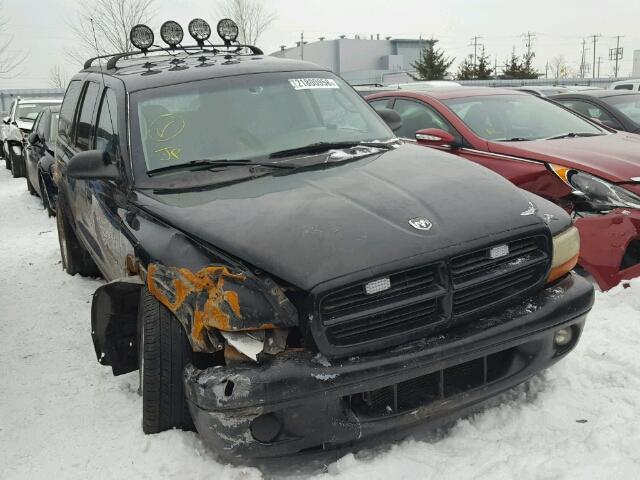 1B4HS28N31F585239 - 2001 DODGE DURANGO BLACK photo 1