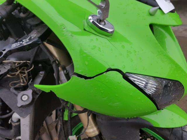 JKAZXCD186A017178 - 2006 KAWASAKI ZX1000 D6F GREEN photo 9