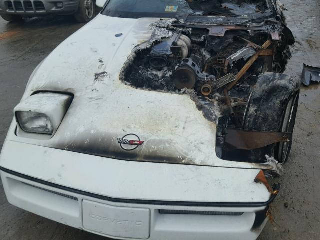 1G1YY3388L5107084 - 1990 CHEVROLET CORVETTE WHITE photo 7