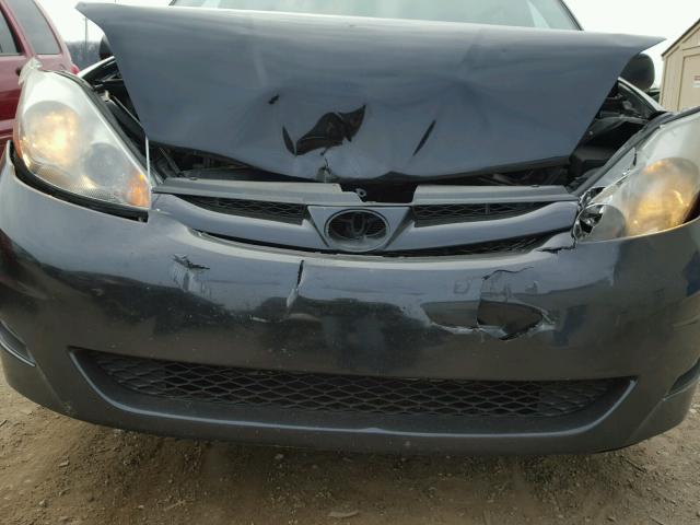 5TDZK23C19S271131 - 2009 TOYOTA SIENNA LE BLACK photo 9