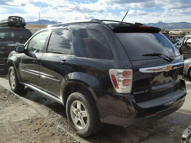 2CNDL43F486281640 - 2008 CHEVROLET EQUINOX LT BLACK photo 3