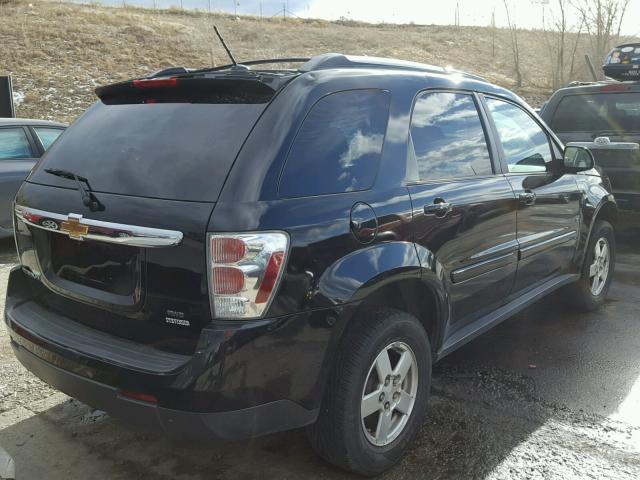 2CNDL43F486281640 - 2008 CHEVROLET EQUINOX LT BLACK photo 4