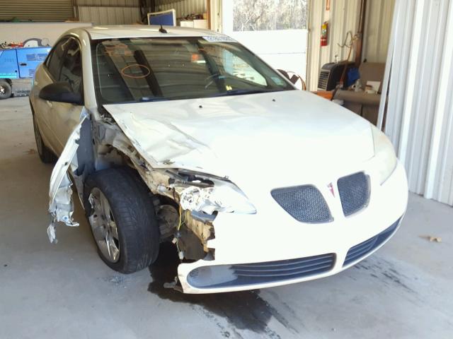 1G2ZG57B084279689 - 2008 PONTIAC G6 BASE WHITE photo 1