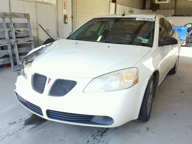 1G2ZG57B084279689 - 2008 PONTIAC G6 BASE WHITE photo 2