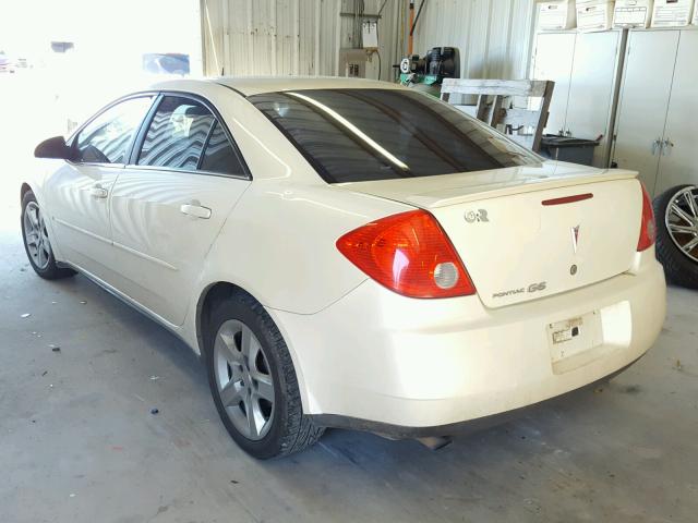 1G2ZG57B084279689 - 2008 PONTIAC G6 BASE WHITE photo 3