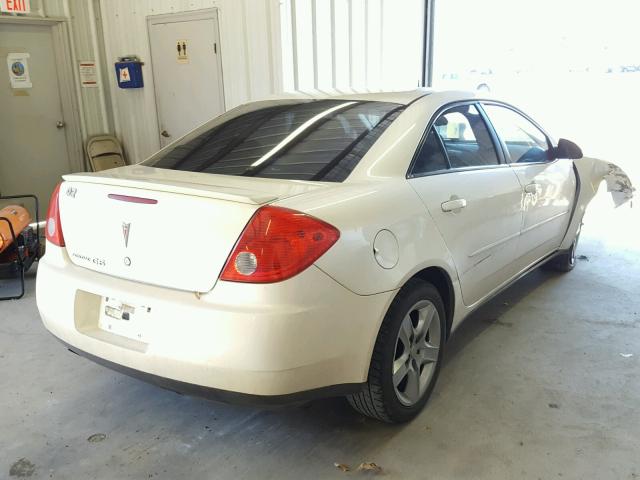 1G2ZG57B084279689 - 2008 PONTIAC G6 BASE WHITE photo 4