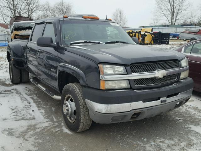 1GCJK33GX3F156640 - 2003 CHEVROLET SILVERADO BLACK photo 1