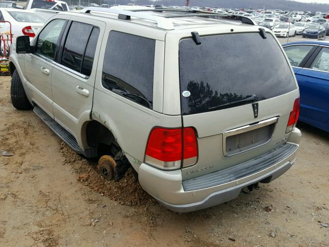 5LMEU78H83ZJ22935 - 2003 LINCOLN AVIATOR TAN photo 3