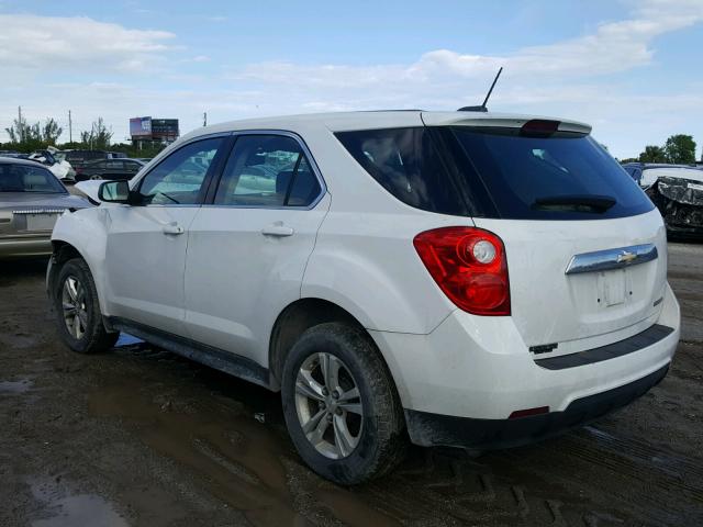 2GNALAEK0F1147127 - 2015 CHEVROLET EQUINOX LS WHITE photo 3