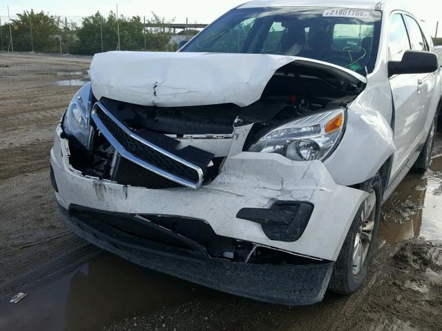 2GNALAEK0F1147127 - 2015 CHEVROLET EQUINOX LS WHITE photo 9