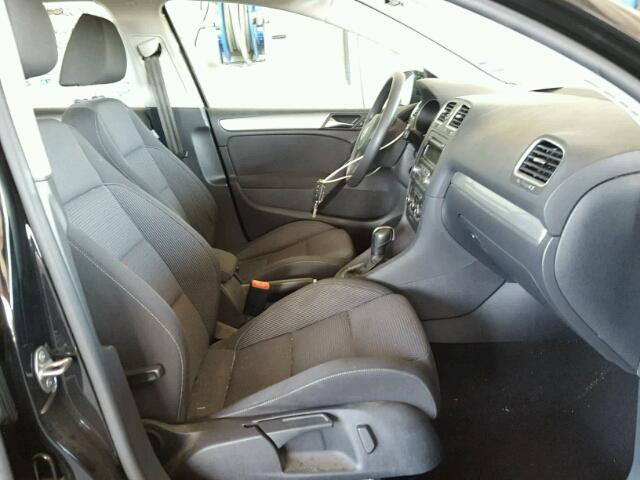 WVWDB7AJ8DW126704 - 2013 VOLKSWAGEN GOLF BLACK photo 5