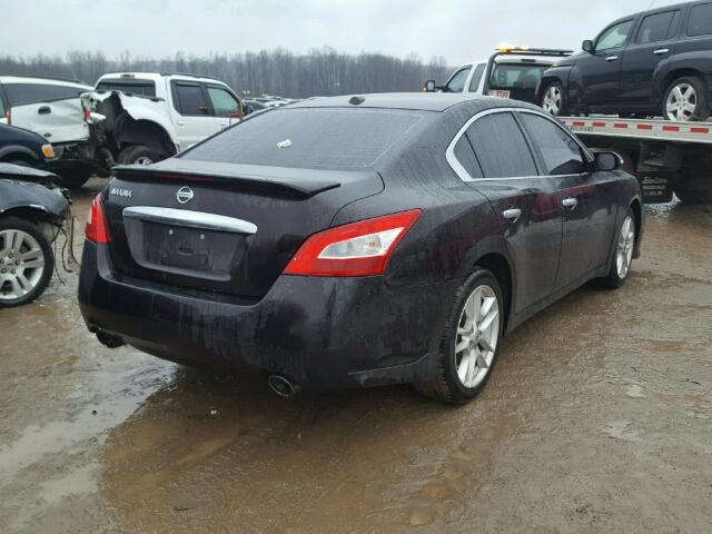 1N4AA5AP3BC857365 - 2011 NISSAN MAXIMA S BLACK photo 4