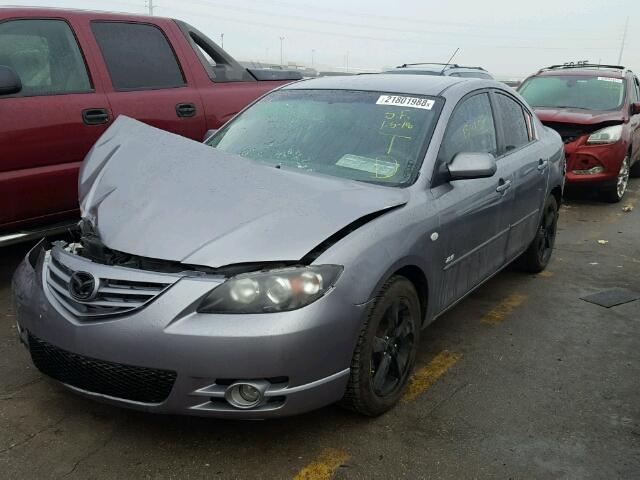 JM1BK123961523472 - 2006 MAZDA 3 S GRAY photo 2