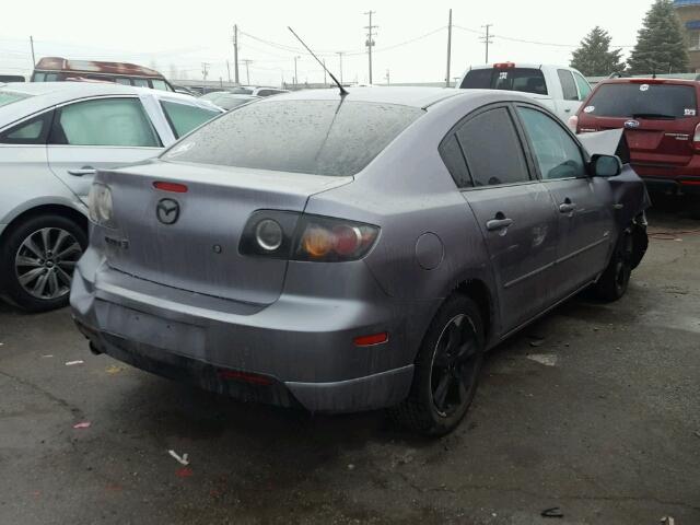 JM1BK123961523472 - 2006 MAZDA 3 S GRAY photo 4