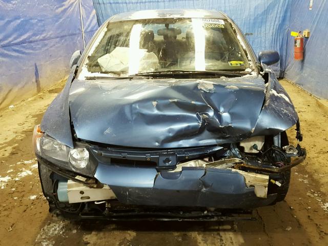 2HGFA16508H530834 - 2008 HONDA CIVIC LX BLUE photo 9