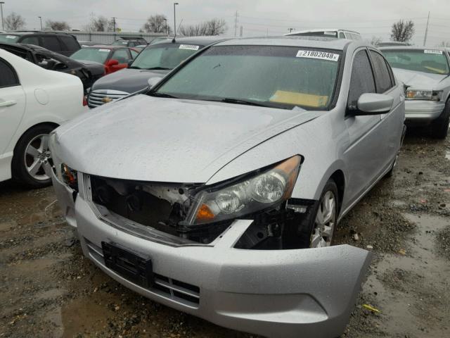 1HGCP26859A114960 - 2009 HONDA ACCORD EXL SILVER photo 2