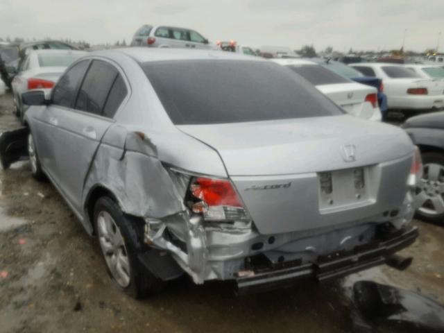 1HGCP26859A114960 - 2009 HONDA ACCORD EXL SILVER photo 3