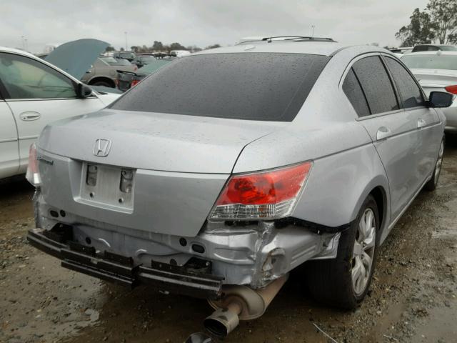 1HGCP26859A114960 - 2009 HONDA ACCORD EXL SILVER photo 4