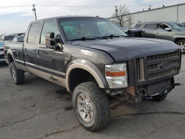 1FTWW31R98ED02313 - 2008 FORD F350 SRW S BLACK photo 1