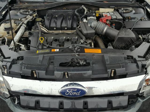 3FAHP0JG7AR424387 - 2010 FORD FUSION SEL BLACK photo 7