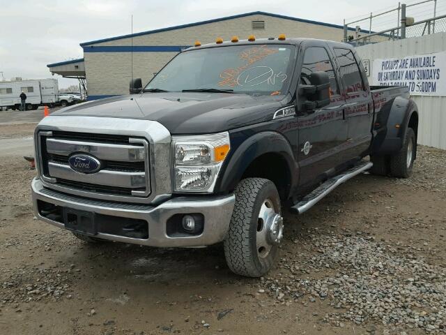 1FT8W3DT2FED26711 - 2015 FORD F350 SUPER BLACK photo 2