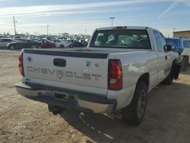 2GCEC19T641122274 - 2004 CHEVROLET SILVERADO WHITE photo 4