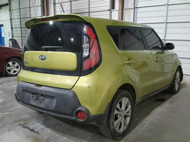 KNDJP3A59F7801344 - 2015 KIA SOUL + GREEN photo 4