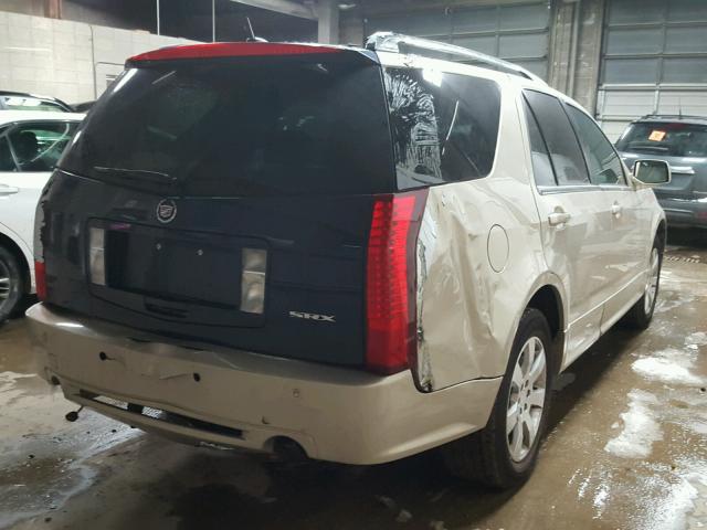 1GYEE437080205654 - 2008 CADILLAC SRX CREAM photo 4