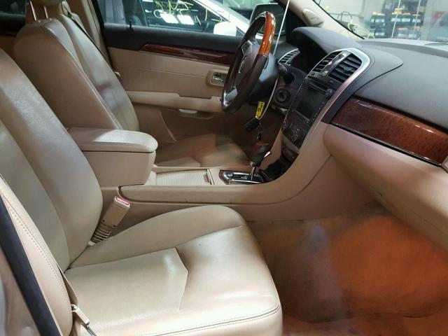 1GYEE437080205654 - 2008 CADILLAC SRX CREAM photo 5