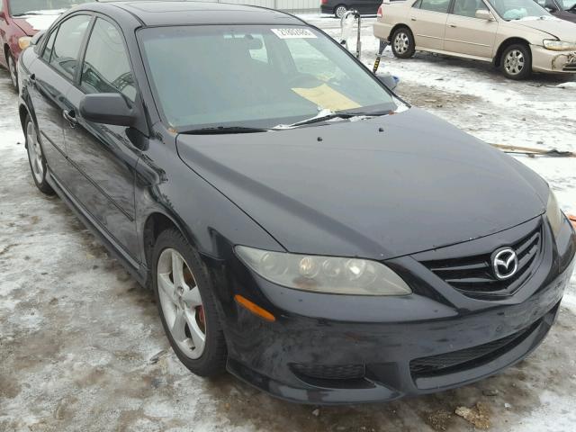 1YVHP84CX55M09399 - 2005 MAZDA 6 I BLACK photo 1