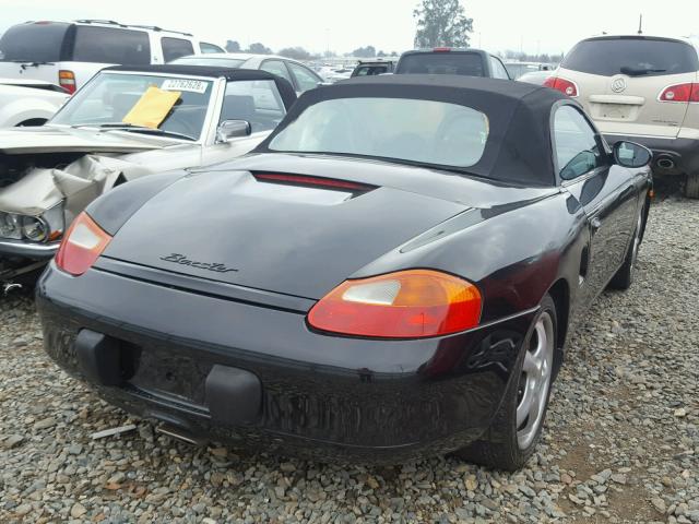 WP0CA2986VS620796 - 1997 PORSCHE BOXSTER BLACK photo 4