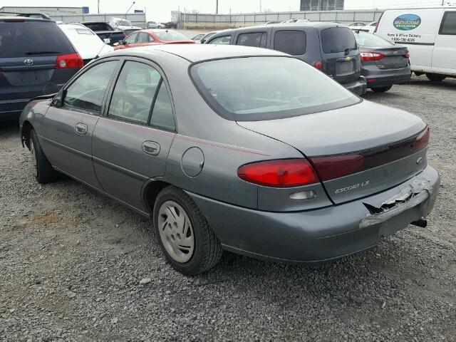 1FAFP10P2WW261750 - 1998 FORD ESCORT LX GRAY photo 3