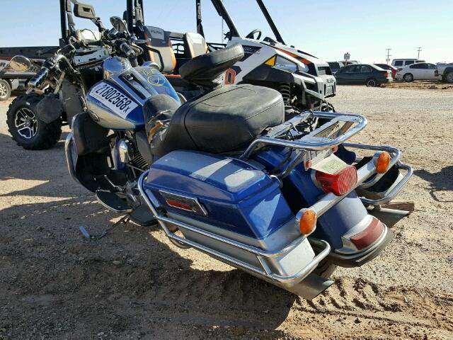 1HD1FC413AB663770 - 2010 HARLEY-DAVIDSON FLHTCU BLUE photo 3