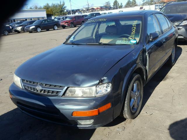 JN1CA21D0VT872775 - 1997 NISSAN MAXIMA GLE GREEN photo 2