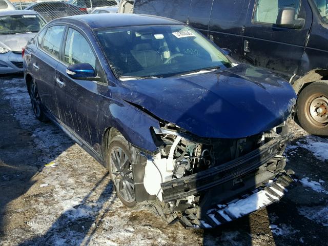 3N1AB7AP2GY252435 - 2016 NISSAN SENTRA S BLUE photo 1