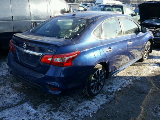 3N1AB7AP2GY252435 - 2016 NISSAN SENTRA S BLUE photo 4