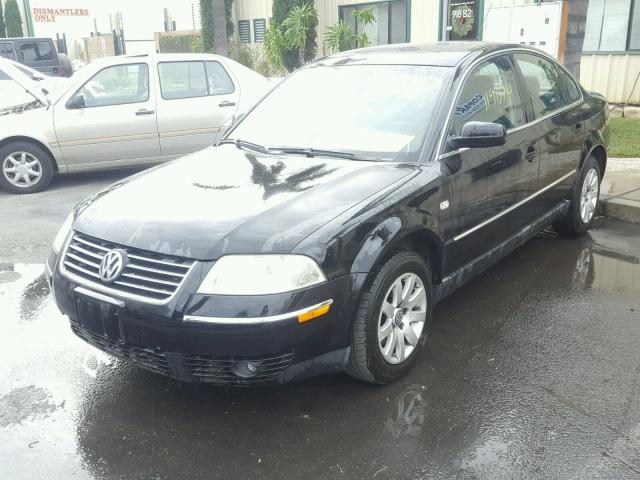 WVWPD63B72P298916 - 2002 VOLKSWAGEN PASSAT GLS BLACK photo 2