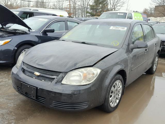 1G1AD5F50A7114705 - 2010 CHEVROLET COBALT 1LT BLACK photo 2